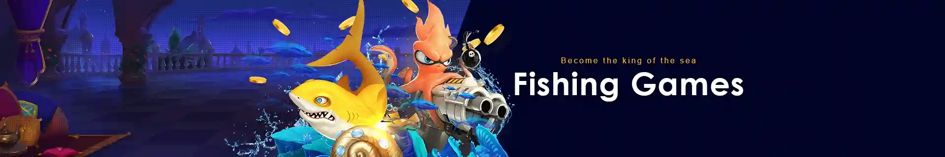 Fisherman reeling in a big win on JLSSS fishing game